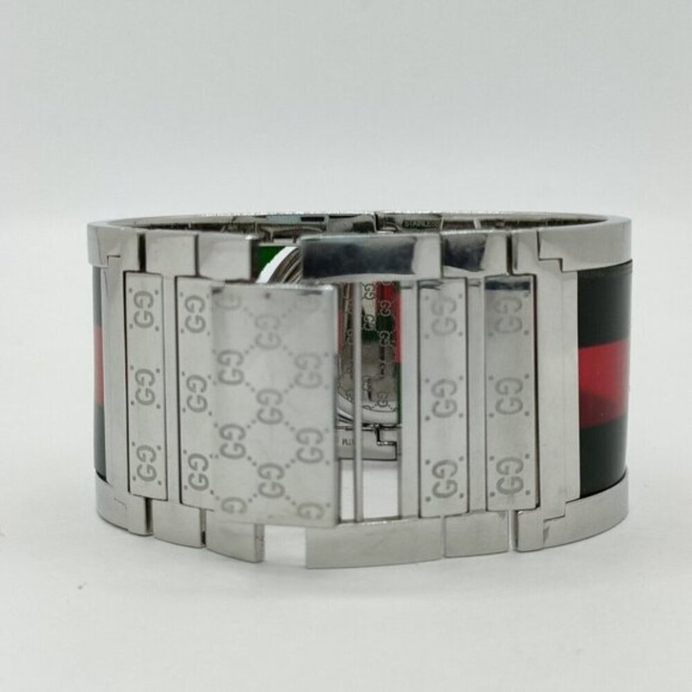 Gucci 112 23mm Unisex Black/Reds Watch - Picture 9 of 14